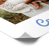 Glückwunsch Baby Poster (Ecke)