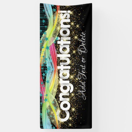 Glückwunsch Banner (Vertikal)