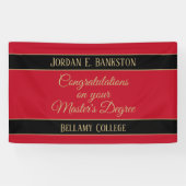 Glückwunsch! Banner für den Master (Horizontal)