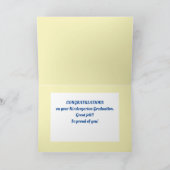 Glückwunsch! Benutzerdefinierte Kindergarten Absch Karte (Innenseite)