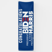 Glückwunsch Biden VP Harris Innenminister Banner (Vertikal)