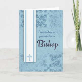 Glückwunsch-Bischofs-Klassifikation im Blau Karte