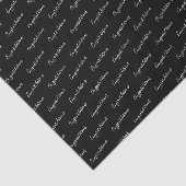 Glückwunsch Black Tissue - HAMbyWG Seidenpapier (Ausschnitt)