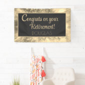 Glückwunsch! Bright, Custom Retirement Banner (Insitu)