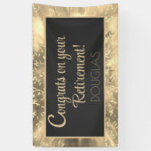 Glückwunsch! Bright, Custom Retirement Banner (Vertikal)