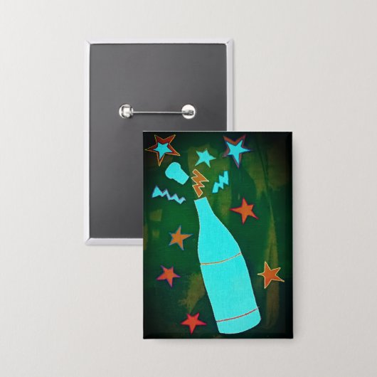 Glückwunsch Button (Vorderseite/Rückseite)