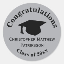 Glückwunsch, Class 20xx Abschluss, Silver