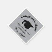 Glückwunsch, Class 20xx Abschluss, Silver Serviette (Ecke)
