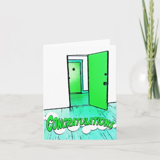 Glückwunsch Comic condo Karte (Vorderseite)