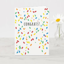 GLÜCKWUNSCH CONFETTI CARD