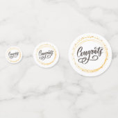 Glückwunsch Confetti Konfetti (Vorderseiten)