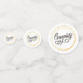 Glückwunsch Confetti Konfetti (Rückseiten)