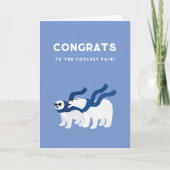 Glückwunsch Coole Polarbar-Karte Karte (Vorderseite)