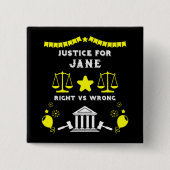 Glückwunsch Court Verdict Button (Vorderseite)