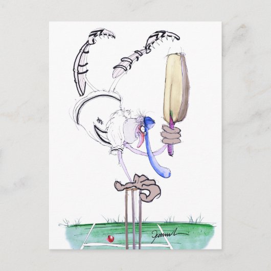 Glückwunsch, Cricket, tony fernandes Postkarte (Vorderseite)