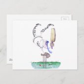 Glückwunsch, Cricket, tony fernandes Postkarte (Vorne/Hinten)