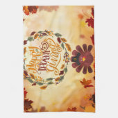 Glückwunsch Dank für die Niedliche Türkei und Herb Geschirrtuch (Vertikal)