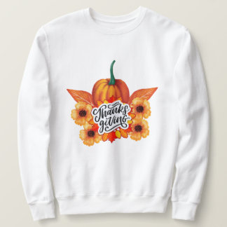 Glückwunsch Dankbarkeit, Gourd Pumpkin Design Sweatshirt