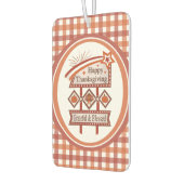 Glückwunsch Danksagend und gesegnet Retro-Zeichen Autolufterfrischer (Links)