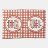 Glückwunsch Danksagend und gesegnet Retro-Zeichen Geschirrtuch (Horizontal)