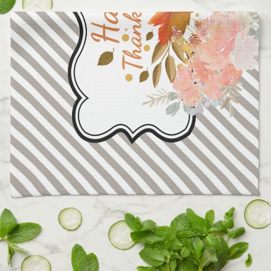  Glückwunsch Danksagung Pumpkin Kitchen Handtuch (Gefaltet)