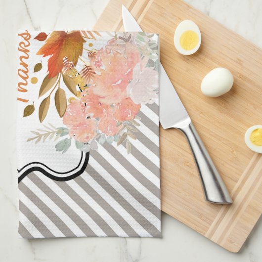  Glückwunsch Danksagung Pumpkin Kitchen Handtuch (Viertel Falte)