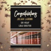 Glückwunsch der Abschluss-Karte Karte