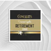 Glückwunsch der Altersversorgung! Maßgeschneidert Serviette