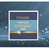 Glückwunsch der Altersversorgung! Maßgeschneidert Serviette