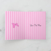 Glückwunsch, der ein Mädchen - kundengerecht sein Karte (Innenseite)