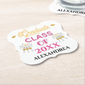 Glückwunsch der Graduate Class Grad personalisiere Untersetzer (angewinkelt)