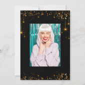 Glückwunsch der Graduationspartei - Einladung (Rückseite)