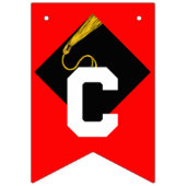 Glückwunsch der Graduierungspartei Red Wimpelkette (Zweite Fahne)