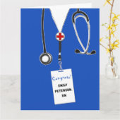 Glückwunsch der Krankenpflege Karte (Gelbe Blume)