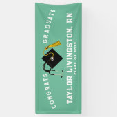 Glückwunsch der Krankenpflegerschule für Abschluss Banner (Vertikal)