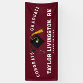 Glückwunsch der Krankenpflegerschule für Abschluss Banner (Vertikal)