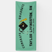 Glückwunsch der Krankenpflegerschule für Abschluss Banner (Vertikal)