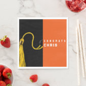 Glückwunsch der Kreativen Graduierungspartei Napki Serviette (Beispiel)