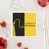 Glückwunsch der Kreativen Graduierungspartei Napki Serviette (Beispiel)