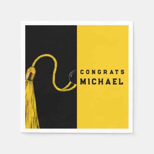 Glückwunsch der Kreativen Graduierungspartei Napki Serviette (Vorderseite)