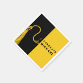 Glückwunsch der Kreativen Graduierungspartei Napki Serviette (Ecke)