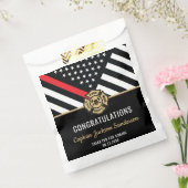 Glückwunsch der Red Line-Flagge für Feuerwehrleute Geschenktütchen (Versiegelt)