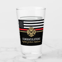 Glückwunsch der Red Line-Flagge für Feuerwehrleute