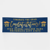 Glückwunsch des Abschlusses für benutzerdefinierte Banner (Horizontal)