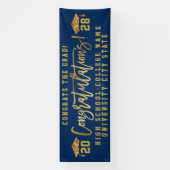 Glückwunsch des Abschlusses für benutzerdefinierte Banner (Vertikal)