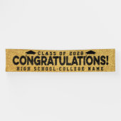 Glückwunsch des Abschlusses für benutzerdefinierte Banner (Horizontal)