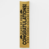 Glückwunsch des Abschlusses für benutzerdefinierte Banner (Vertikal)