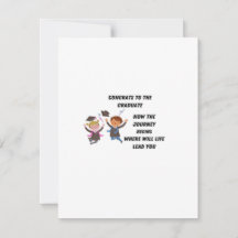 Glückwunsch des Absolventen