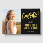 Glückwunsch des Absolventen Gästebuch (Vorderseite)