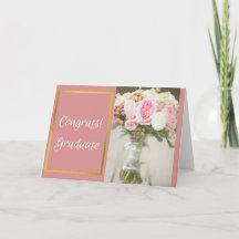 Glückwunsch des Absolventen